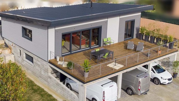 desain rumah kekinian 2 lantai 2