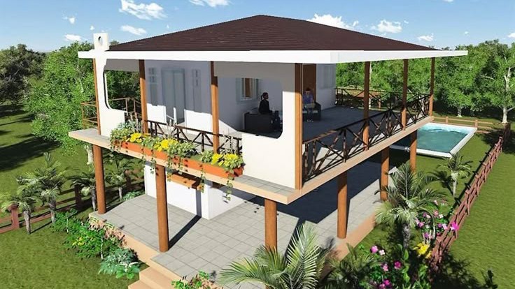 desain rumah kekinian 2 lantai